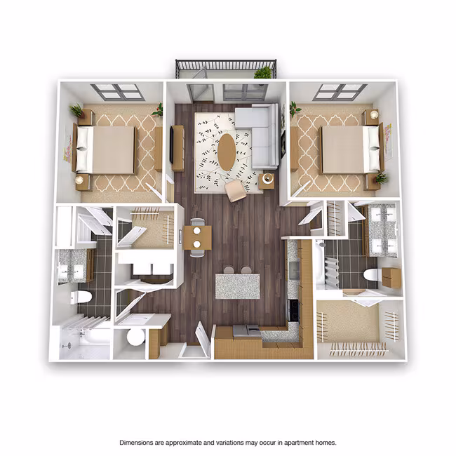 Unit 1341 1341 floor plan